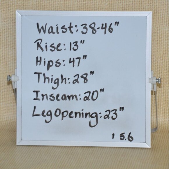 Judy Blue Size 20W Dark Wash Black Wide Leg Crop Raw Hem Jeans Stretch Denim - Picture 11 of 11